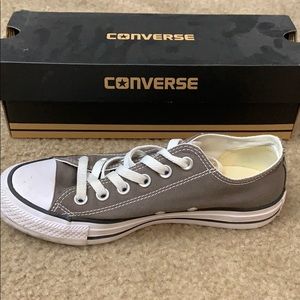 Gray Low Top Converse